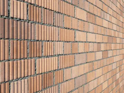 Bricks vol07 Corrugated 8K Seamless PBR Materials Texture