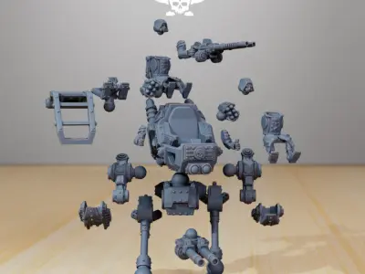 Scavenger Scout Walker 3D print model