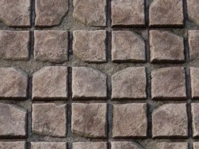 Procedural cobblestone  Texture