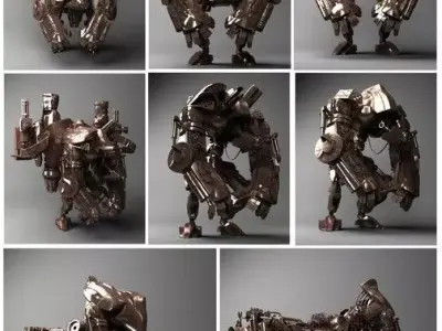 Robot Collection 3D model