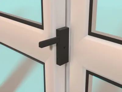 Aluminium Window 3D model