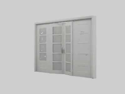 Folding door model 3D model