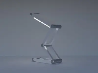Ergonomic Desk Lamp Low-poly 3D model