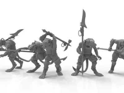 Cheese Stealer Cult - Shockvermin 3D print model