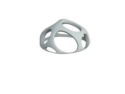 SciFi Cube Object No 48777 Low Poly Shape Low-poly 3D model
