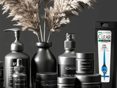 bath room accessores 06 3D model