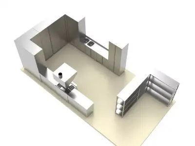 kitchen 9 3D model