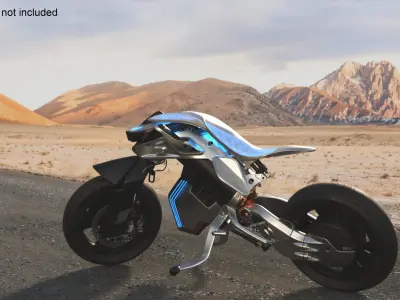  Yamaha MOTOROiD 2 Motorcycle Rigged for Maya 