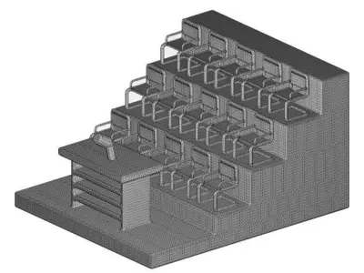 Stylish Classroom 3D print model