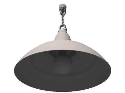 vintage industrial lamp 3D model