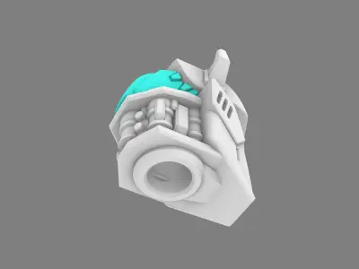 Rock Shooter head for WFC deluxe Cliffjumper 3D print model