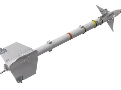 R-73 AA 11 Archer SeeDragon Low-poly 3D model