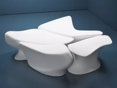 Nekton coffee table 3D model