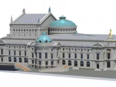 Opera Garnier - Paris France 3D model