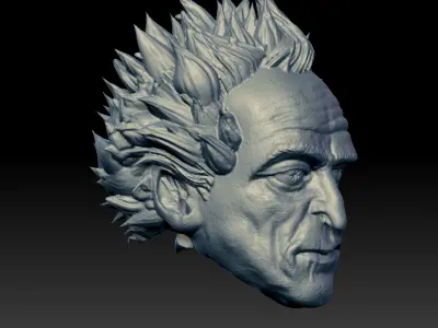 Realistic Cartoon Scientist 3D print model