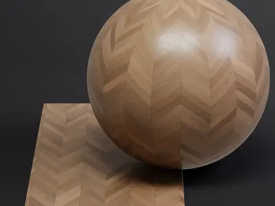 Parquet vol01 French Chevron 8K Seamless PBR Materials Texture