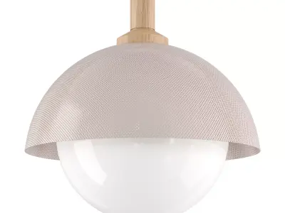 Dome Pendant Perforated - Hanging lamp 3D model