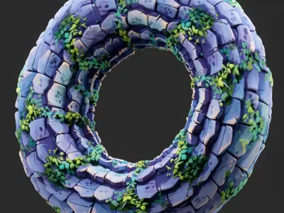 Stylized Roof Seamless Texture  Texture