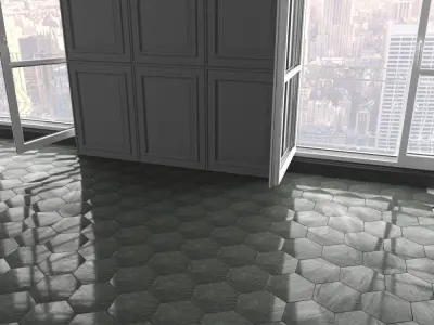 Marrakech Design-Traditional patterns and Solids-10 -wall only- 3D model