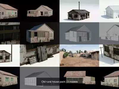 Old rural house pack