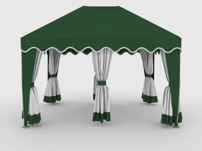 Gazebo Tent 9 250 cm X 350 cm 3D model