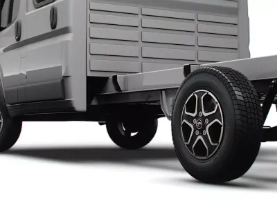 Toyota ProAce Max Chassis DoubleCab L4 2026 3D model