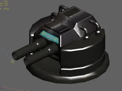 Satellite City Objects - Battery 14 3D model