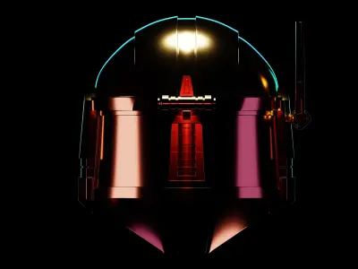 Mandalorian Helmet - Star Wars 3D model