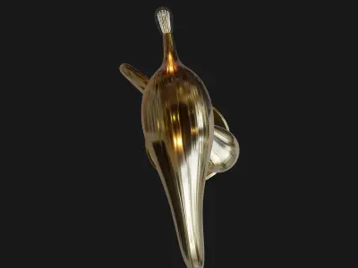 Swan Table Lamp 3D model