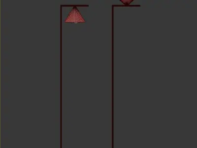 Flos Captain Flint 2 Floor Lamp by Romatti 3D model