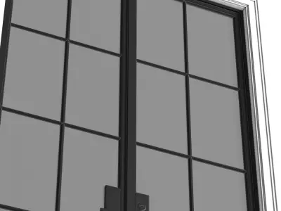 Entrance modern street Doors 3D model