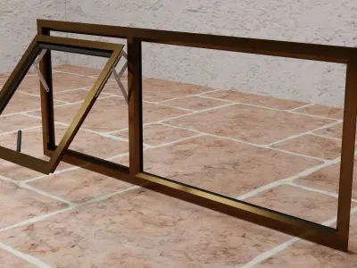 ALUMINUM WINDOW THO PT156 3D model