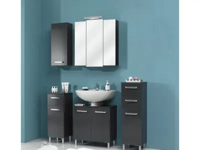 Mainz  Tall Bathroom Cabinet Free 3D model