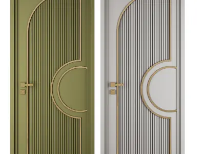 Entrance door set184 3D model