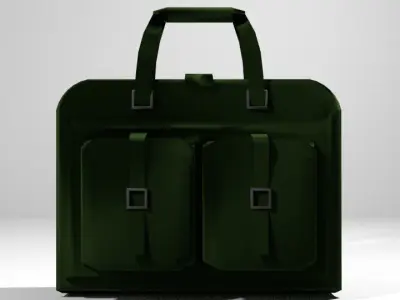 Briefcase - Military 3D model