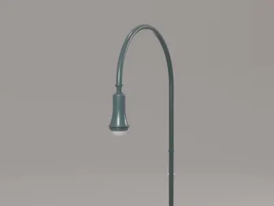 Street Lamp NYC Low-poly 3D model