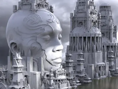 Olmec Ancient City  3D model