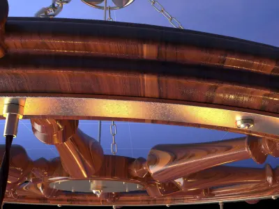 Ship Steering Lighting 3D model