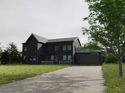 2-Story House 3D model purchase