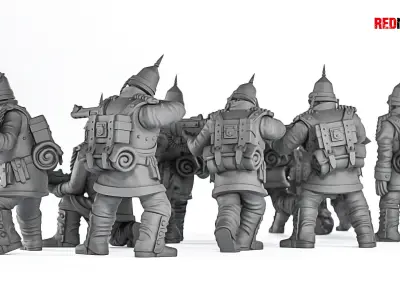 Royal Regiment - Squad of the Imperial Force 3D print model