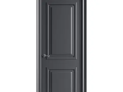 Modern entrance door 57 3D model