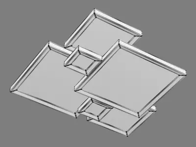 749071 Breve Lightstar Ceiling chandelier 3D model
