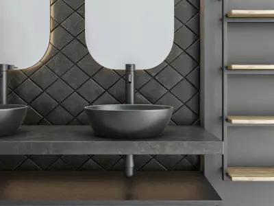 bathroom set 15 3D model