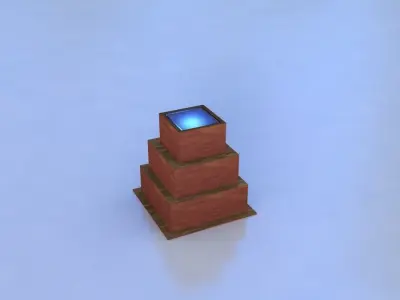 Embeded Floor Light Free 3D model