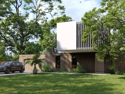 SCENE LUMION 9 AND ABOVE HOUSE BY YOGA4ARCH 3D model