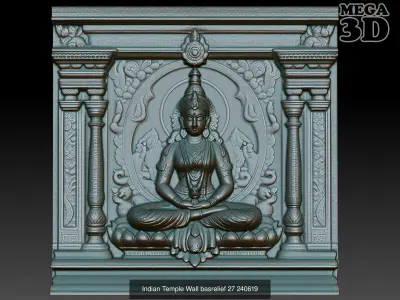 Indian Temple Wall basrelief Pack 240619