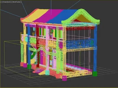 Ancient buildings  3D model
