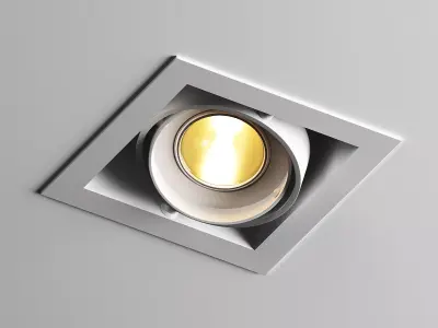 MINIGRID IN 1 50 Hi Recessed Lamp by Delta Light 3D model
