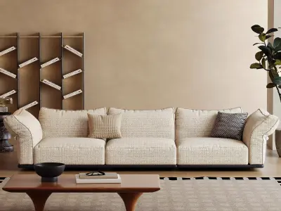 Interior Living Room Scene 16 3D model