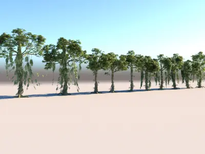  Animated Jungle Tree Pack 10 